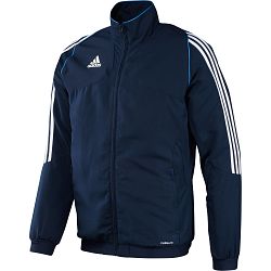 Bunda-mikina pmsk Adidas T12 na zip modr